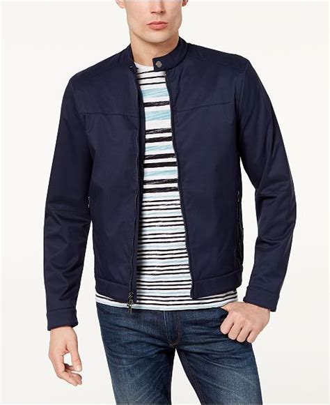 michael kors basic racer jacket|Michael Kors men's racer jacket.